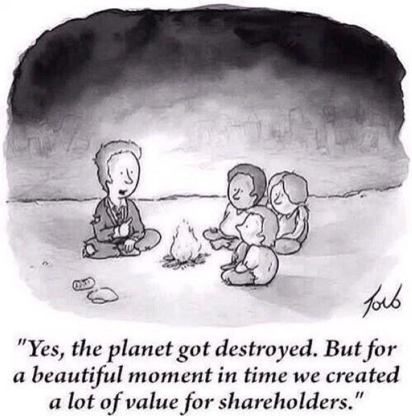  Да, планету уничтожили, но в один прекрасный момент мы создали огромное богатство для владельцев и собственников. Planet got destroyed-original