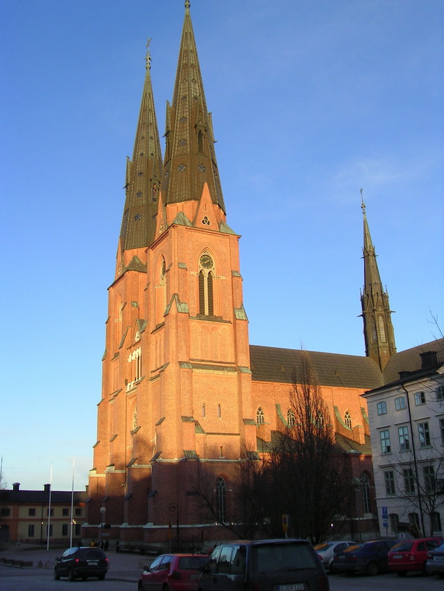 Сам собор, города Упсала, Швеция.